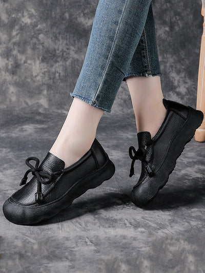 Women Summer Genuine Leather Platform Shoes