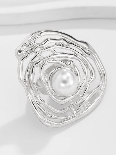 Geometric Hollow Rings Accessories