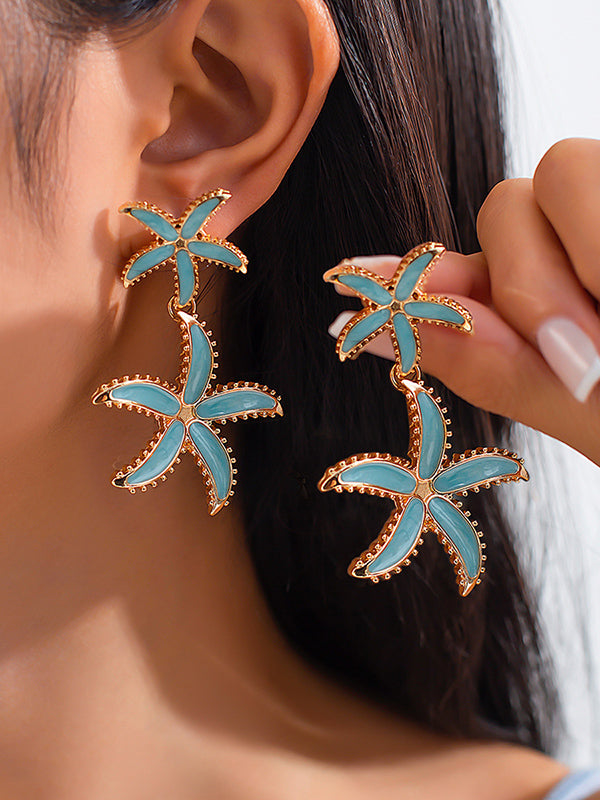 Geometric Drop Earrings