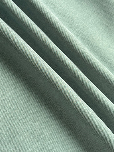 Loose Buttoned Pleated Solid Color Pants Trousers