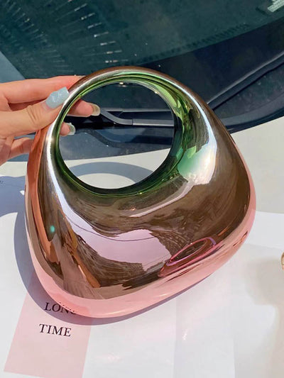 Geometric Shiny Handbags