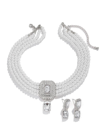 Geometric Drop Earrings Necklaces Accessories