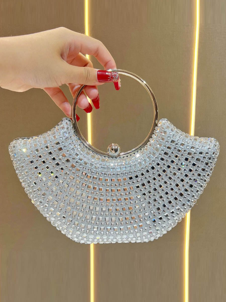 Chains Rhine Stones Evening Bags & Clutches Handbags