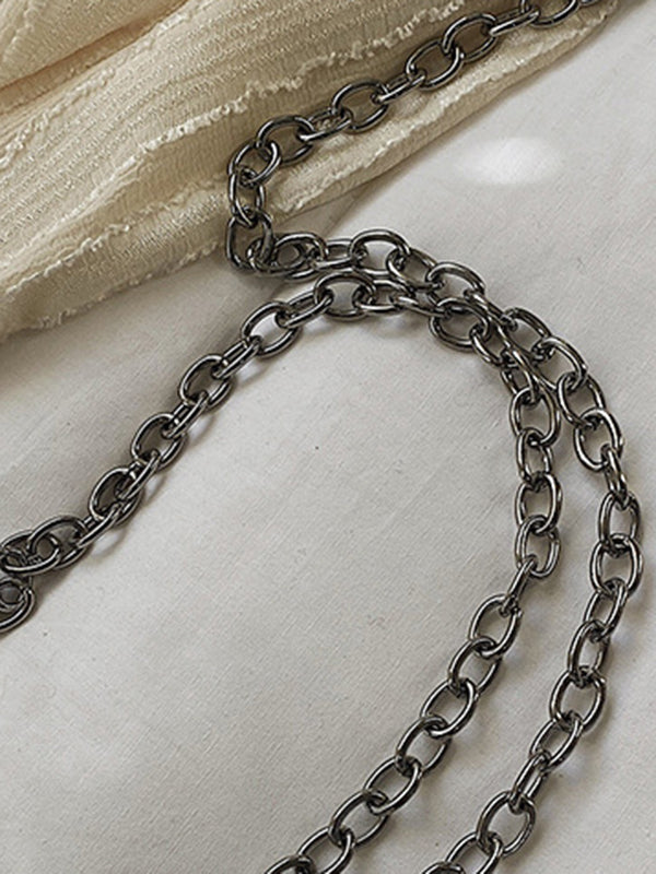 Pleated Split-Joint Zipper Bags Accessories Handbags Shoulder Bags