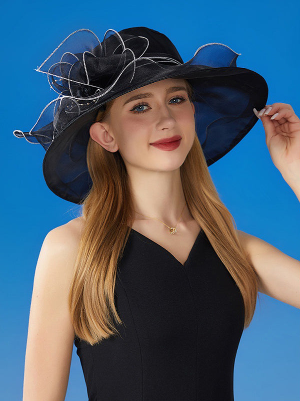 Flower Shape See-Through Split-Joint Sun Hat