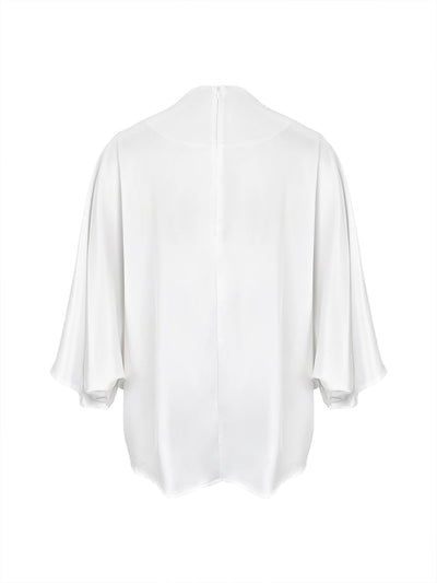 Loose Solid Color V-Neck Blouses&Shirts Tops
