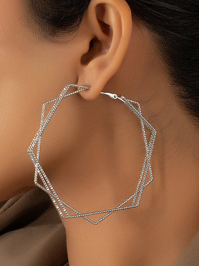 Geometric Drop Earrings