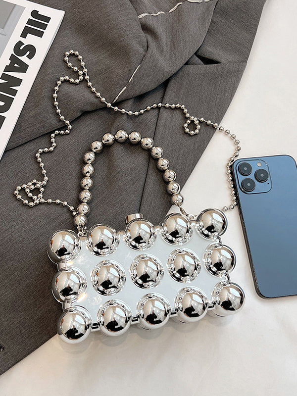 Beaded Geometric Shiny Bags Accessories Crossbody Bags Handbags