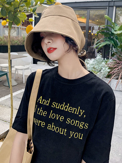 Going Out Solid Color Sun Protection Fisherman Hat