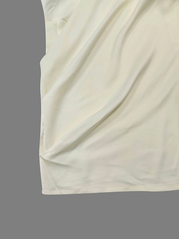 Urban Solid Color Short Sleeve T-Shirt Top
