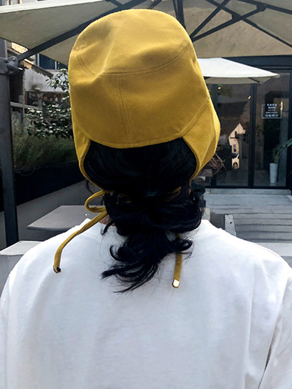 Going Out Solid Color Sun Protection Fisherman Hat