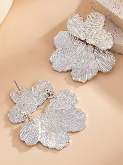 Irregularity Flower Shape Earrings Accessories