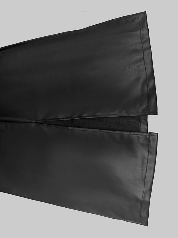 A-Line Loose Belted Solid Color Skirts Bottoms