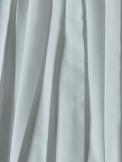 Flared Sleeves Half Sleeves Pleated Split-Joint Round-Neck Midi Dresses