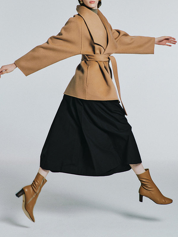 A-Line Loose Solid Color Skirts Bottoms