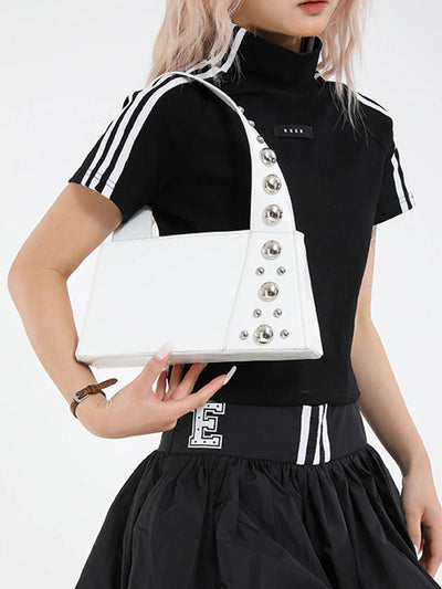 Asymmetric Rivet Split-Joint Mini Bags