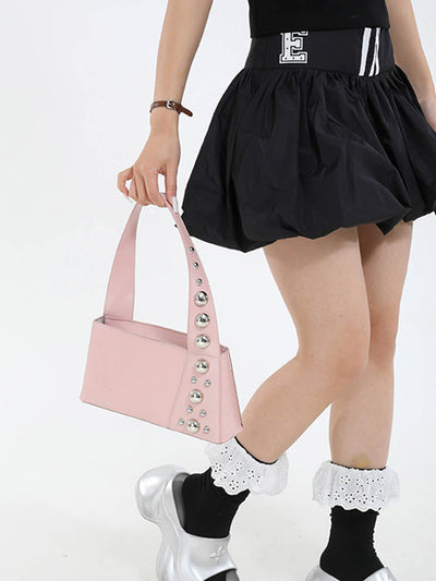 Asymmetric Rivet Split-Joint Mini Bags