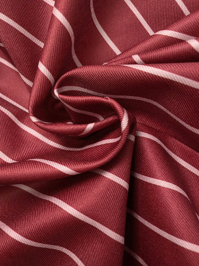 Long Sleeves Loose Striped Notched Collar Blazer Outerwear