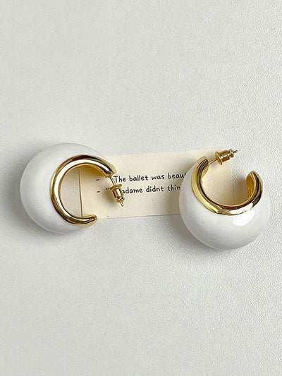 Geometric Drop Earrings