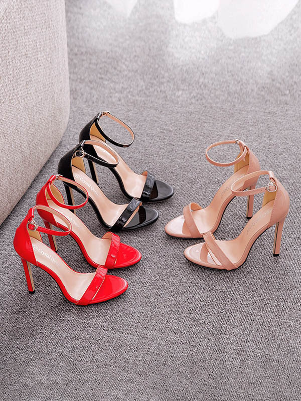Open Toe Split-Joint Pumps Sandals