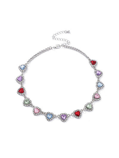 Geometric Heart Shape Necklaces Accessories
