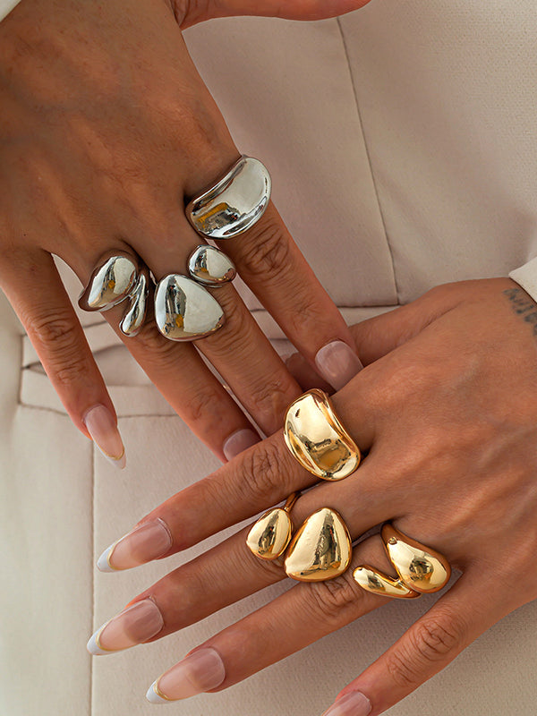Geometric Ringent Rings Accessories