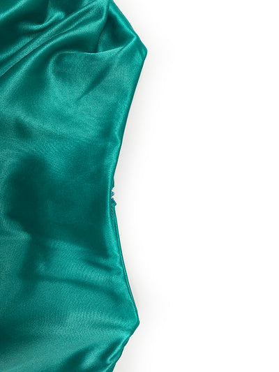 Loose Short Sleeves Pleated Solid Color Maxi Dresses