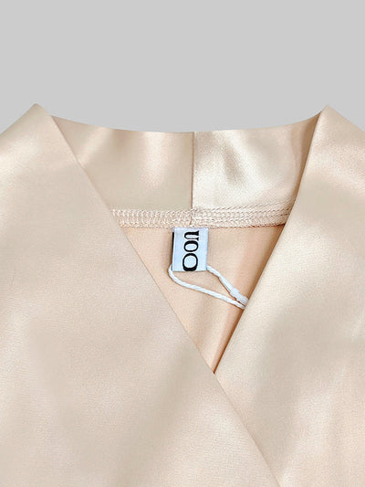 Cap Sleeve Loose Buttoned Solid Color V-Neck Vest Top