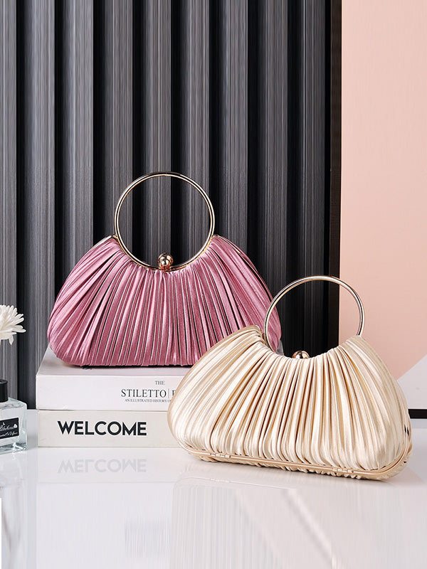 Pleated Split-Joint Bags Handbags
