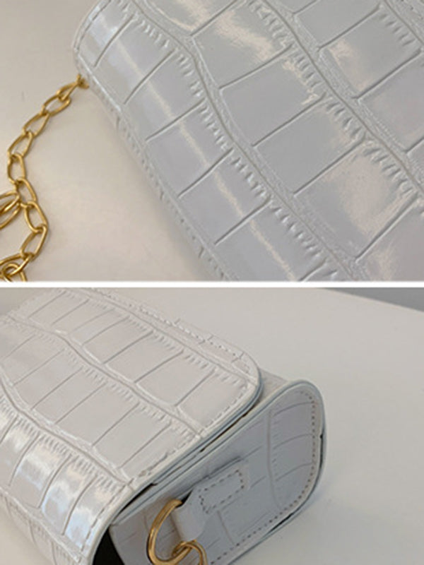 Chains Shiny Split-Joint Bags Crossbody Bags