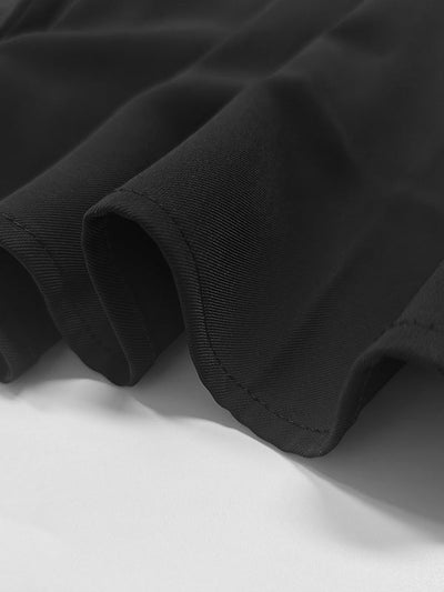 Solid Color Split-Back Skirts Bottoms