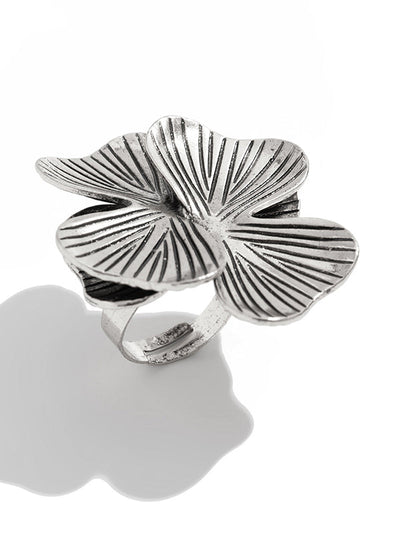 Irregularity Flower Shape Geometric Rings Accessories