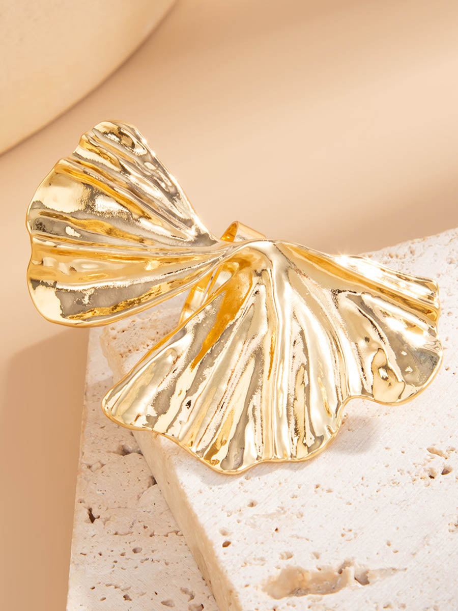 Irregularity Geometric Pleated Rings Accessories