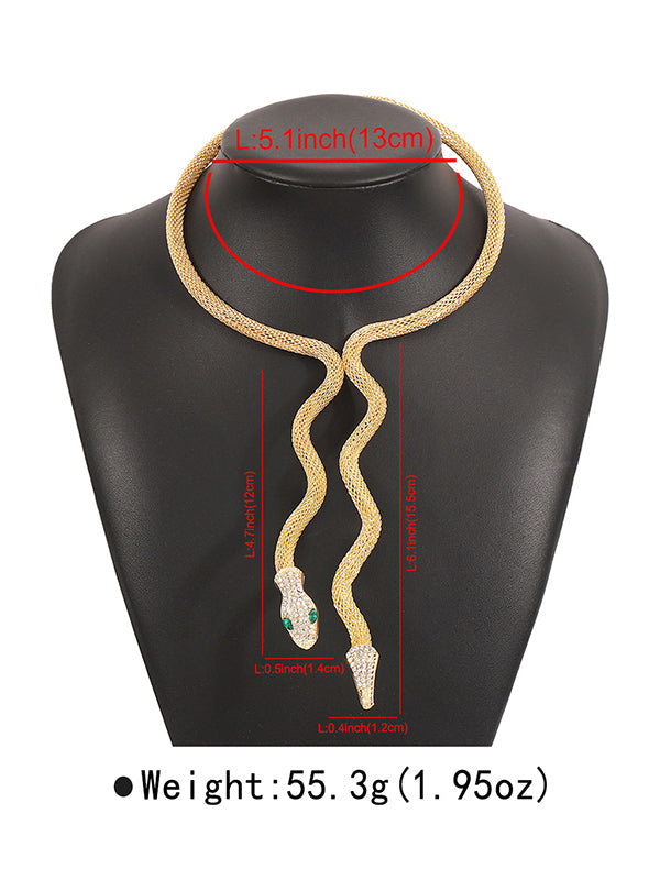 Snake Shape Necklaces Accessories