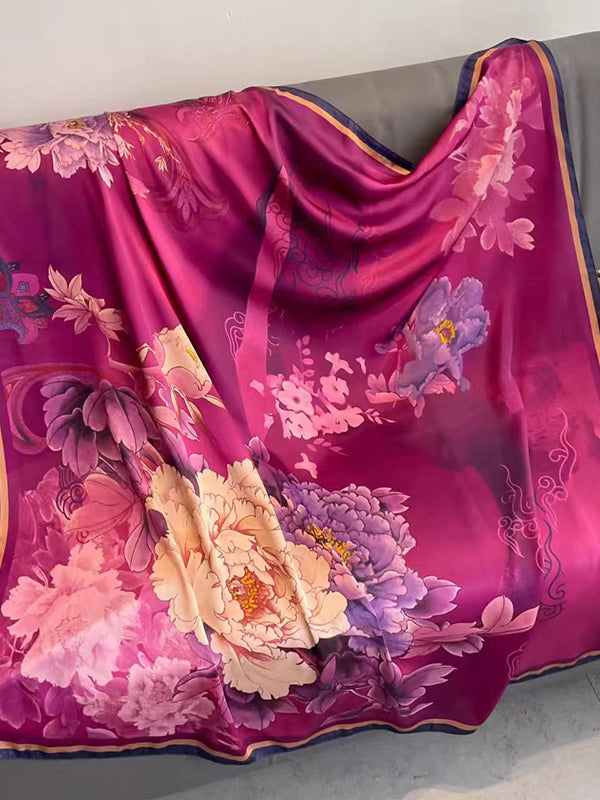 Floral Printed Headband Scarf