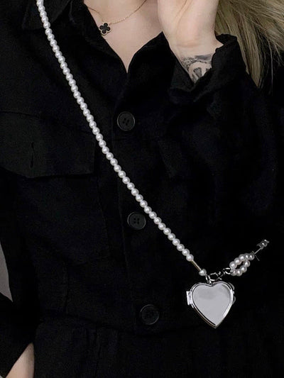 Beaded Heart Shape Shiny Waist Chain Accessories