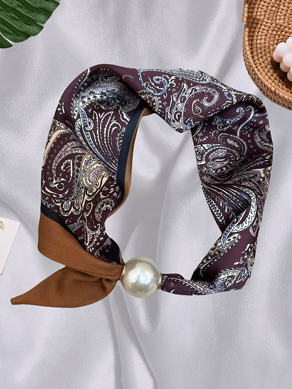 Floral Printed Split-Joint Shawl&Scarf