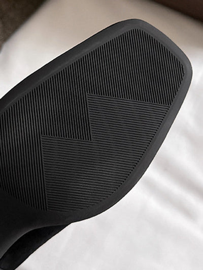 Shallow Cut Split-Joint Square-Toe Mary Janes Pumps