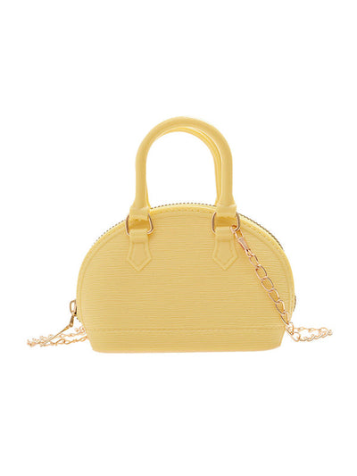 Chains Geometric Zipper Crossbody Bags Satchels