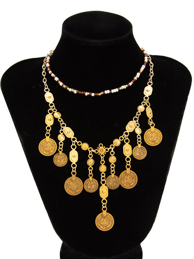 Irregularity Chains Geometric Shiny Necklaces Accessories