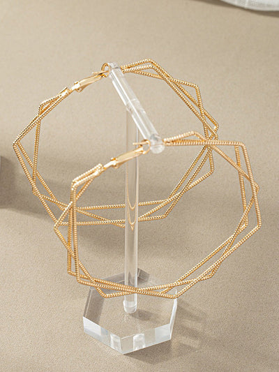 Geometric Drop Earrings