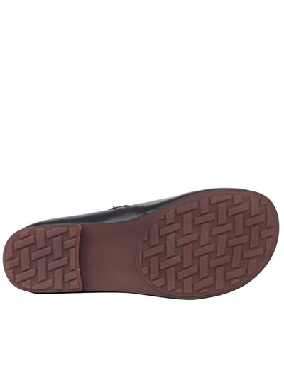 Women Vintage Genuine Leather Flat Ankle Boots