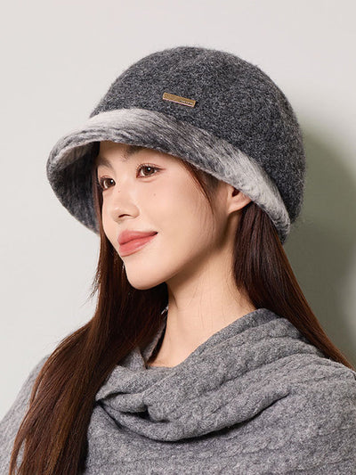 Women Winter Mix Color Knitted Keep Warm Hat