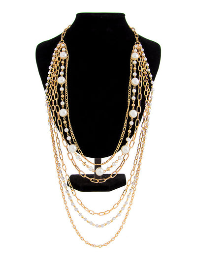 Normcore Geometric Layered Necklaces Accessories