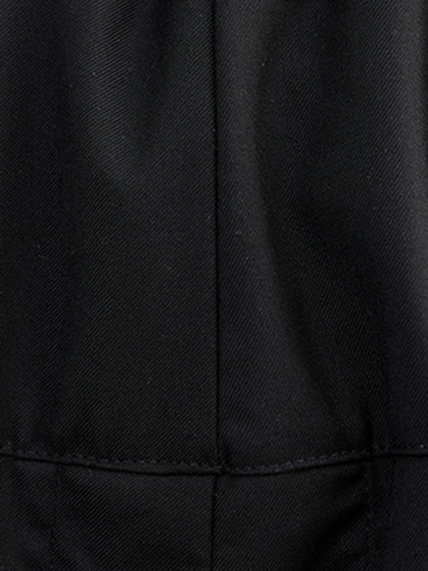 Wide Leg Loose Drawstring Solid Color Casual Pants Bottoms Culotte