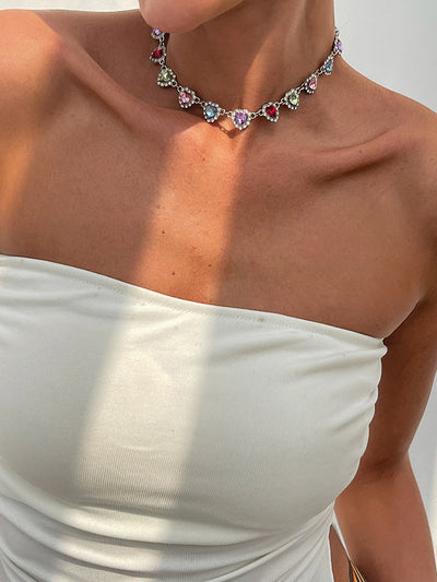 Geometric Heart Shape Necklaces Accessories