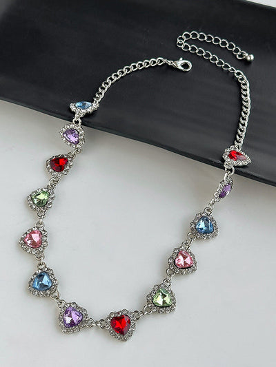 Geometric Heart Shape Necklaces Accessories