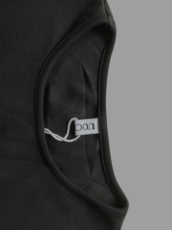 Flared Sleeves Half Sleeves Pleated Split-Joint Round-Neck Midi Dresses