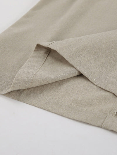 Loose Hollow Split-Joint Halter-Neck Vest + Elasticity High Waisted Pants Trousers Two Pieces Set