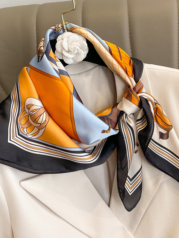 Square Animal Printed Scarfs&Hats